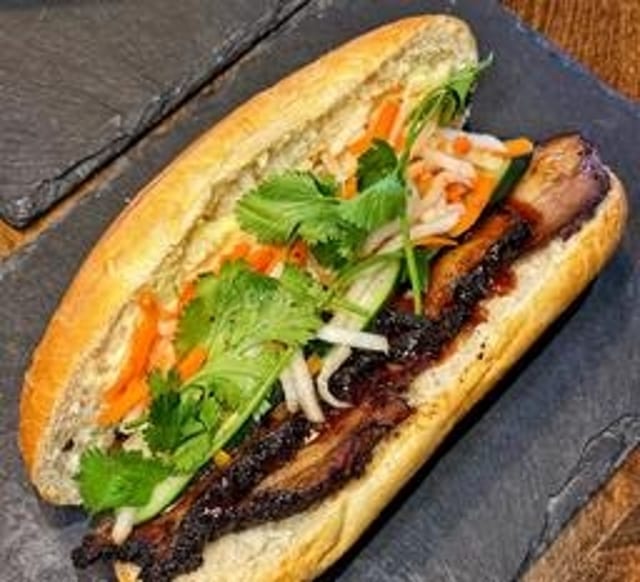 Texas BBQ Brisket Banh Mi.